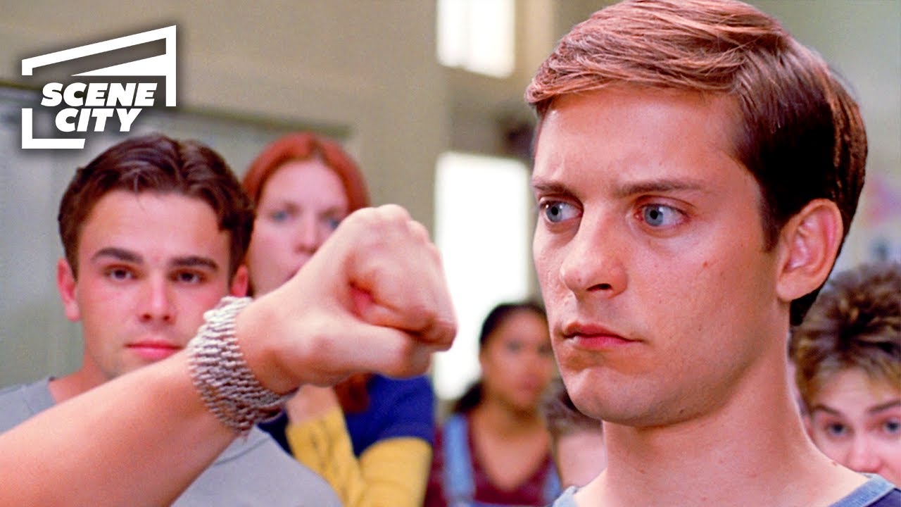 Spider-Man: Peter Fights Flash at School (TOBEY MAGUIRE SCENE) | With Captions thumnail