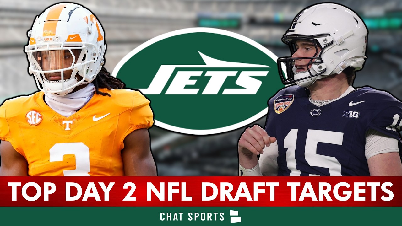 New York Jets Top Draft Targets For Day 2 Of The NFL Draft + Trade Up Options