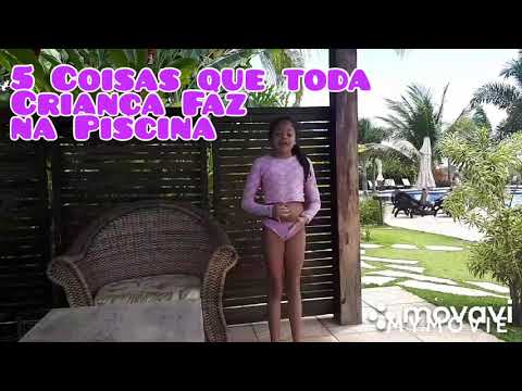 5 Coisas  Que  Toda  Criança faz na Piscina