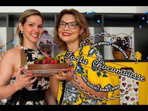 TORTA CHOCOMOUSSE: sem glúten, sem lactose, sem açúcar e com muuuuitoo sabor