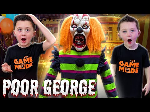 Poor George Spirit Halloween 2023 | Unbox Setup Halloween Animatronic | Creepy Animated Clown
