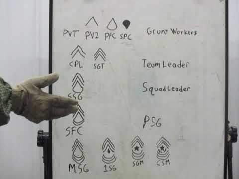 US Military Rank Structure Explanation- Enlisted Ranks