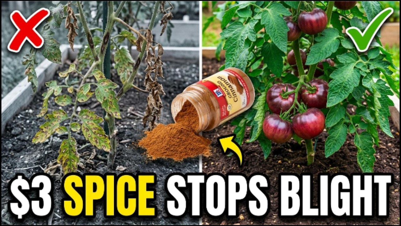 $3 Pantry Spice STOPS Tomato Blight FOREVER. Big AG Buried It! Why?