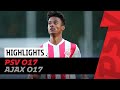 Moeizame wedstrijd ? | Highlights PSV O17 - Ajax O17