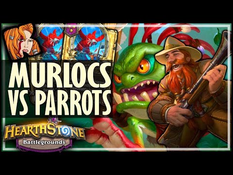 MURLOCS vs SIX PARROTS?! - Hearthstone Battlegrounds
