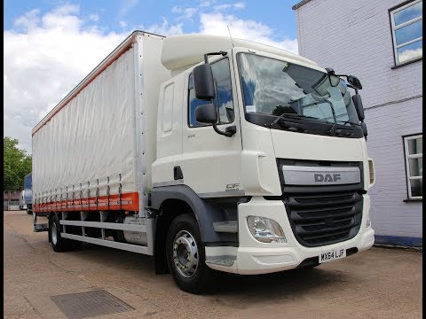 DAF CF 220 - 18 ton Curtain T/lift - Air suspension - MX64 LJF