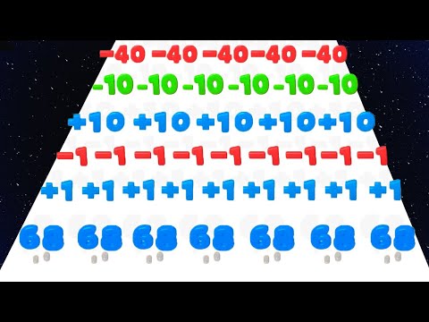 Crazy Number Run: Join Numbers 3D Math Satisfying Game 🕹️ Android, ios gameplay