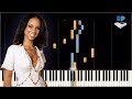 Alicia Keys - Diary - Synthesia Piano Tutorial