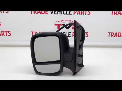 Fits Citroen Dispatch 2007-2016 Door Wing Mirror Electric Heated Power Fold Primed Lh video