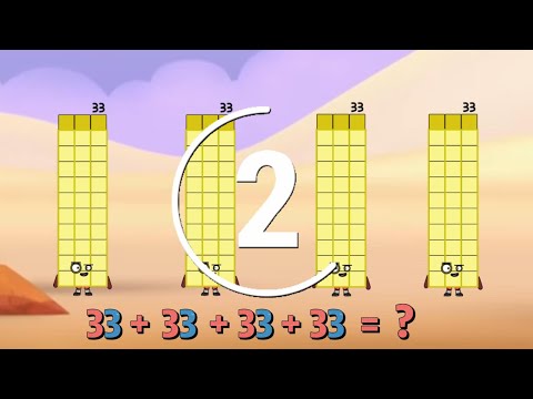 NUMBERBLOCKS ADDITION OF 4 SAME NUMBERS | LEARN TO COUNT | MATH FOR KIDS | @ColorArt_id