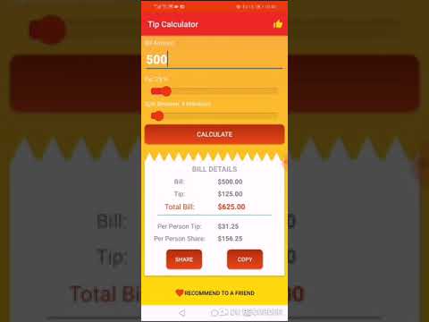 Tip Calculator - Tip and Split Video