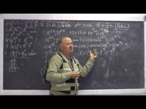 2/2 Lectia 660 - Puteri | Compararea a doua puteri ce au baze si exponenti diferiti - Tema Clasa 5