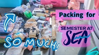 Packing for Semester at Sea! THE STRUGGLE! F25