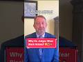 👨🏻‍⚖️ Ever wondered why Judges only wear black robes? 🤔 #judges #blackrobes #court #law #attorney