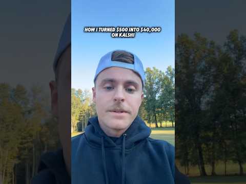 $500 to $40,000 in 2 days on Kalshi. Free $40 Kalshi signup in my bio 💰 #kalshi #gambling #sports