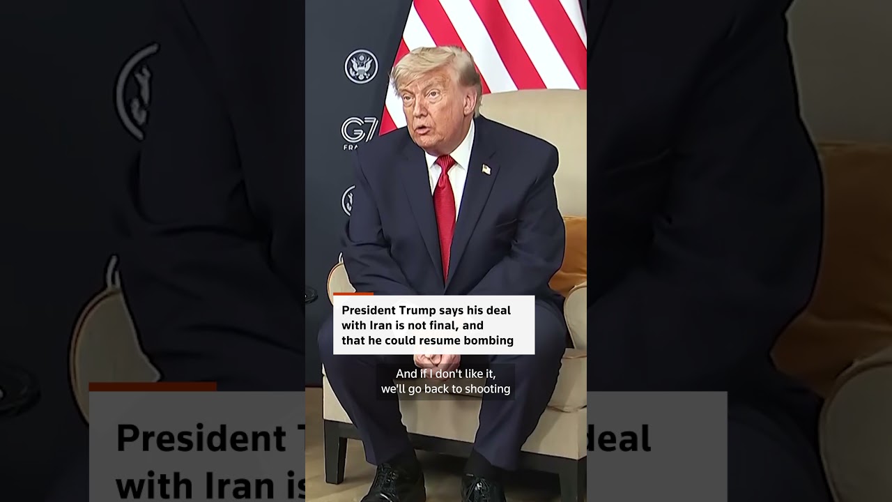 Video | 'If I don't like it, we'll go back to shooting,' Trump on Iran deal
