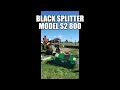 Cone Splitter In Action On A Mini Skid Steer