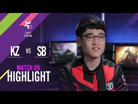 [2019 LCK SPRING] 0120 Match9 KZ vs SB : Highlight