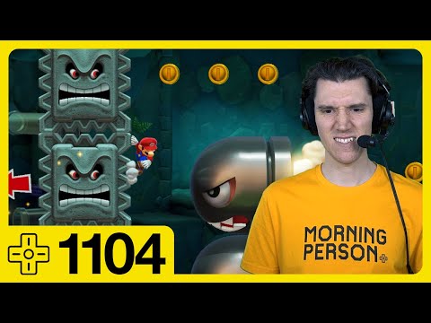 Thwomp Wall Jump | Morning Mario #1104