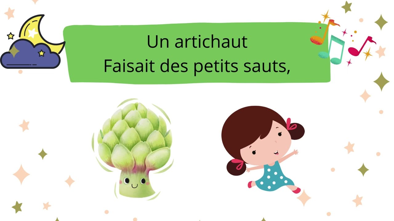 La ronde des légumes 🥬 ||Chansons enfants || Paroles et illustrations
