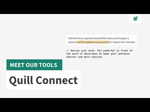 Introduction to Quill Connect