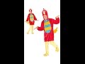 Fugle kostume, rødt video