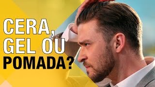 Qual a diferença entre gel, pomada e cera para cabelo