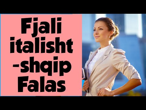 Fjali italisht-shqip,pjesa 1 nga Doriana Zisi