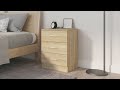 Comodini 2 pz Rovere Sonoma 38x35x56 cm in Legno Multistrato - Foto miniatura 8