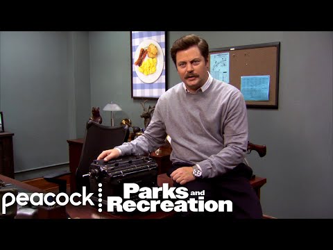 Ron's Typewriter | Parks and Recreation