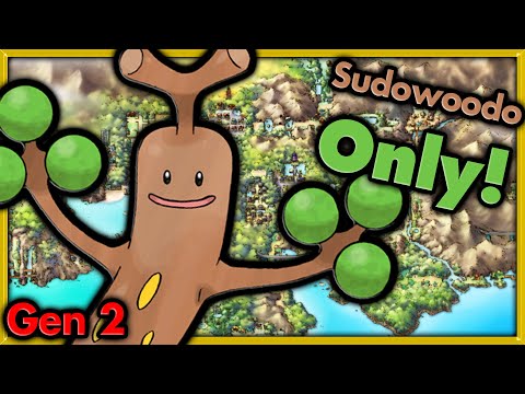 Can I Beat Pokemon Gold with ONLY Sudowoodo? 🔴 Pokemon Challenges ► NO ITEMS IN BATTLE