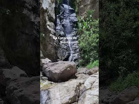 La hermosa Catarata de Sololá camino hacia Panajachel #solola #guatemala #lake