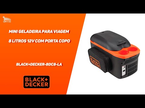 Mini Geladeira para Viagem 8 Litros 12V com Porta Copo  - Video