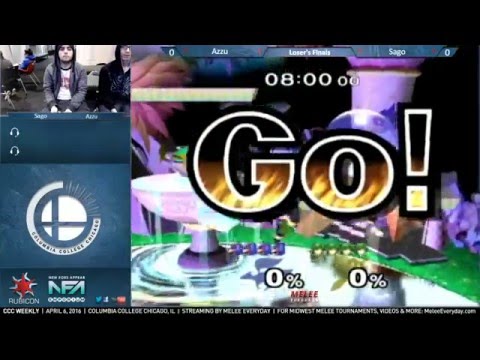 CCC Weekly [4/6/16] - Azzu (Falco) vs. Sago (Marth) - SSBM - Loser's Finals