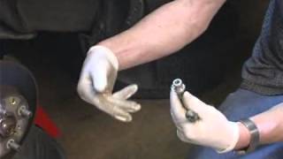 Replacing Front Brake Hoses: Clean Fittings