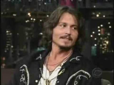 Johnny Depp at Late Show part 1