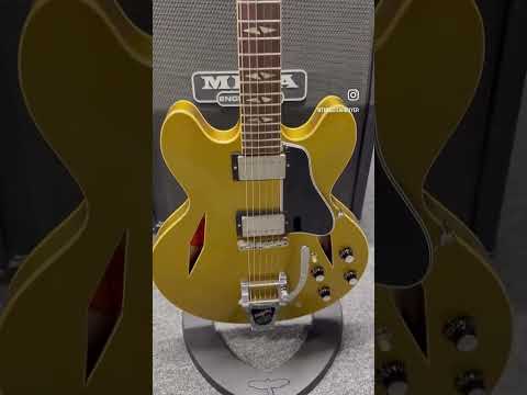 Gibson Custom Shop ’64 Trini Lopez 2022 Made to Measure All Gold w/ Factory Bigsby (381) image 9