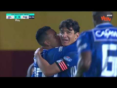 Millonarios vs Unión Magdalena (4-0)  | Liga Aguila 2019-I | Fecha 7