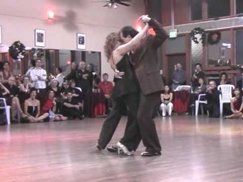  Giselle Anne  and  Gustavo Naveira  are  dancing  to  the  tango  "  El Adios  "