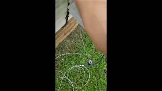 Pulling coax