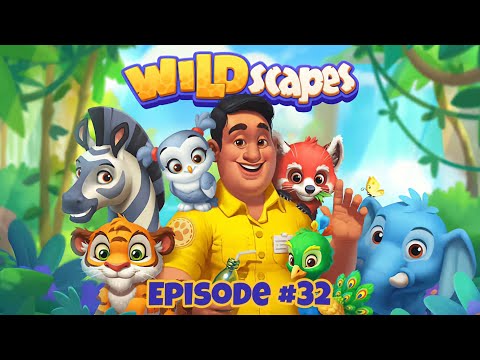 Wildscapes Gameplay Walkthrough (Android, ios) Episode 32. My Gaming Town ☆