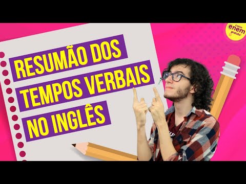 RESUMÃO DOS TEMPOS VERBAIS NO INGLÊS | Resumo de Inglês para o Enem