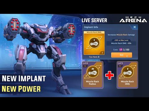 Panther Missile Rack 16: Unlock the hidden power with the best implant - Mech Arena