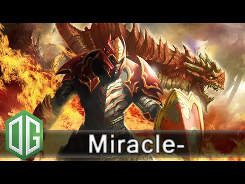 OG.Miracle- Dragon Knight Gameplay - Unranked Match - OG Dota 2
