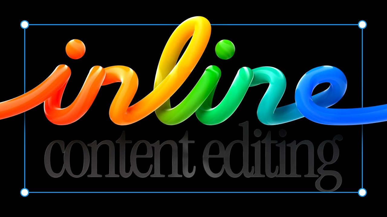 Inline Content Editing