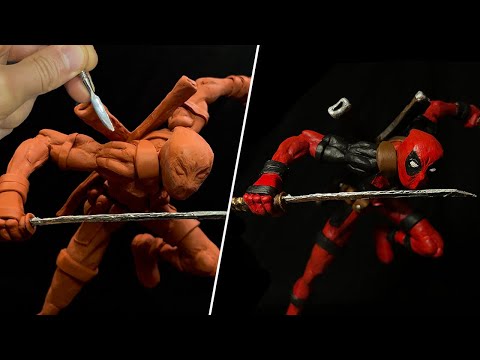 Sculpting DEADPOOL: Marvel Comics Masterpiece [ Watch the Transformation ] [Timelapse ]