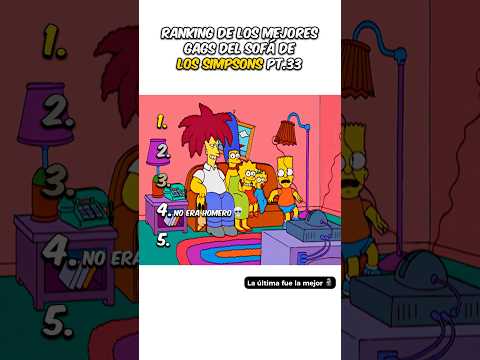 Ranking de gags del sofá de Los Simpson pt.33 😭