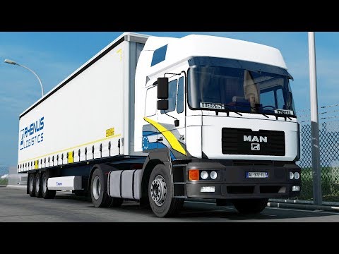 ETS2 1.30 open beta MAN F2000  Montpellier - Limoges