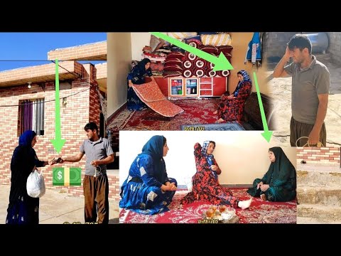 An unexpected visit from Gulnar to Agha Keramat's mother. Income from cleaning the house