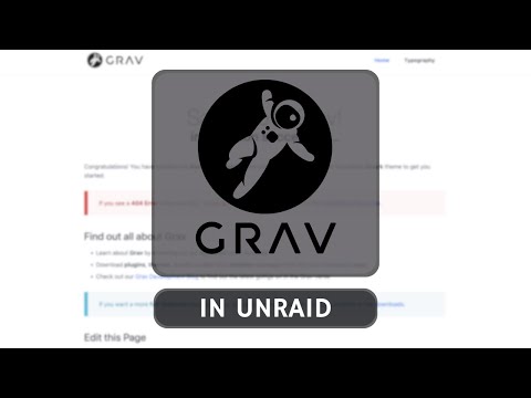 Eine Website mit Grav erstellen - Unraid Tutorial | Easy Tec